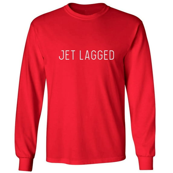 Jet Lagged Adult Long Sleeve T-shirt
