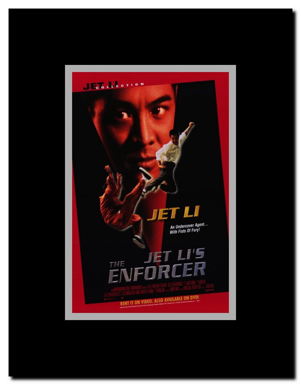 Jet Lis The Enforcer Framed Movie Poster