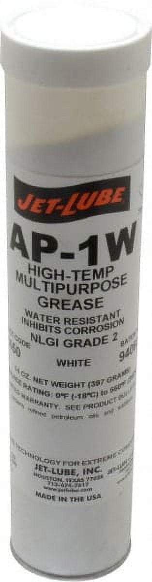 Jet-Lube 31650 High Temperature Grease: 14 oz Cartridge