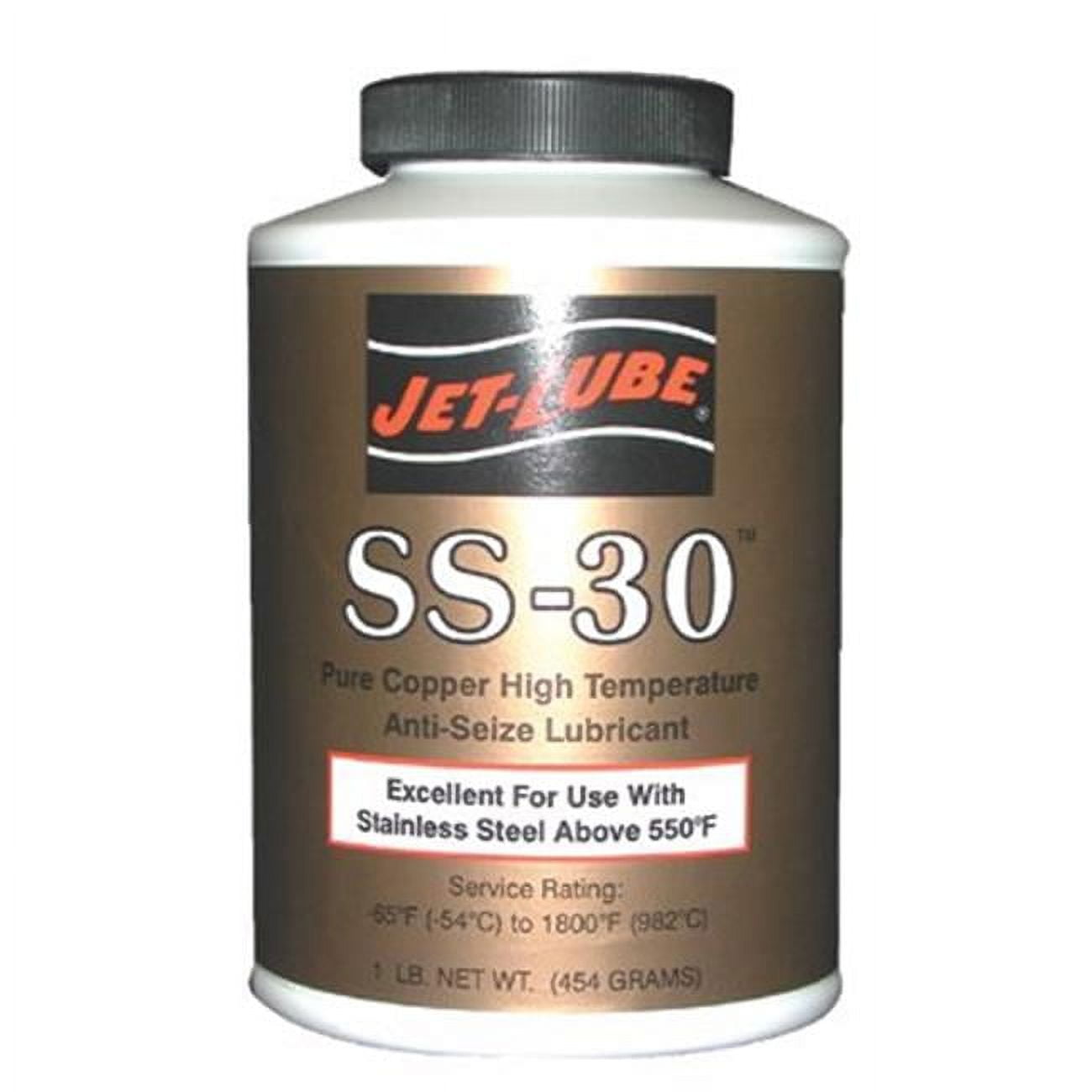 JetLube 39912504 Ss30 1Lb Pure Copper HiTemp Anti Seize