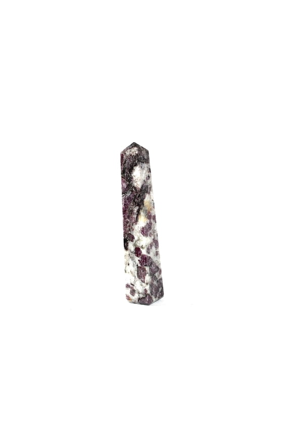 Jet New Energized Gemstone Tower Approx Length 3.5 to 4 Inch Approx Weight 80-120 Grams Stress Relief