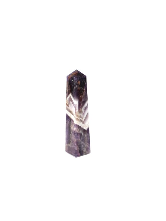 Jet New Energized Gemstone Tower Approx Length 3.5 to 4 Inch Approx Weight 80-120 Grams Stress Relief