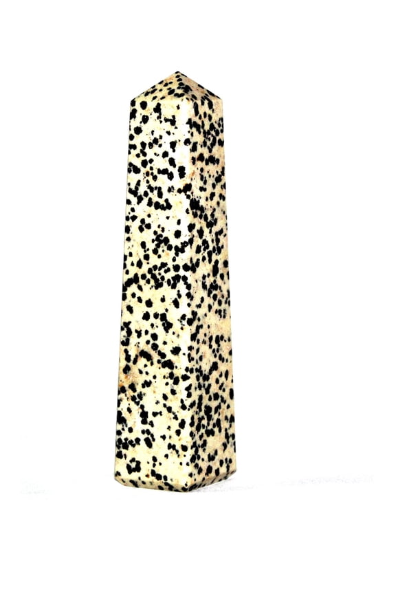 Jet New Energized Gemstone Tower Approx Length 3.5 to 4 Inch Approx Weight 80-120 Grams Stress Relief