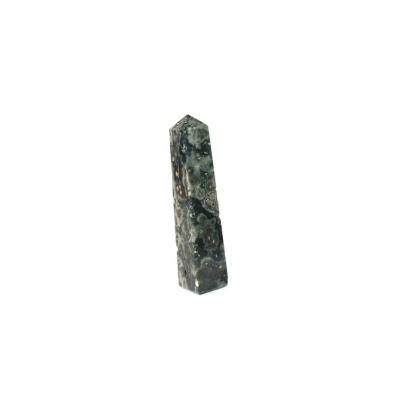 Jet New Energized Gemstone Tower Approx Length 3.5 to 4 Inch Approx Weight 80-120 Grams Stress Relief