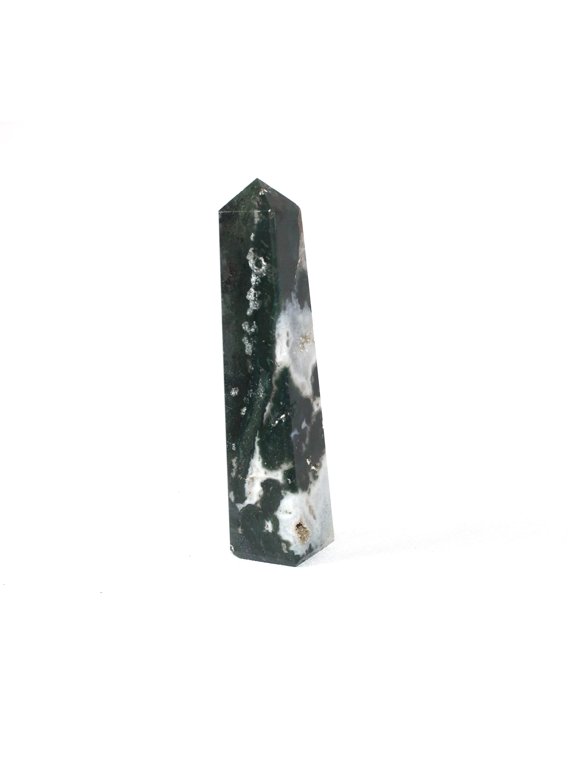 Jet New Energized Gemstone Tower Approx Length 3.5 to 4 Inch Approx Weight 80-120 Grams Stress Relief