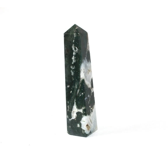 Jet New Energized Gemstone Tower Approx Length 3.5 to 4 Inch Approx Weight 80-120 Grams Stress Relief