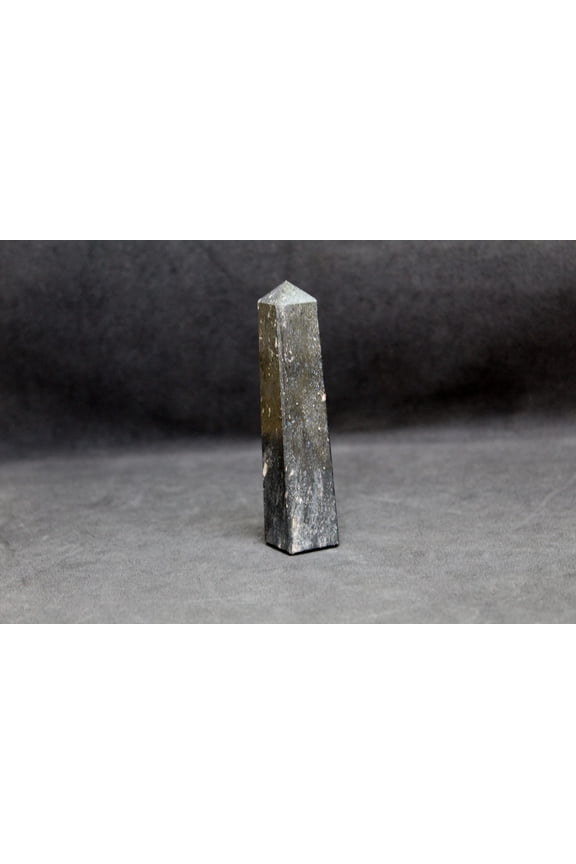 Jet New Energized Gemstone Tower Approx Length 3.5 to 4 Inch Approx Weight 80-120 Grams Stress Relief