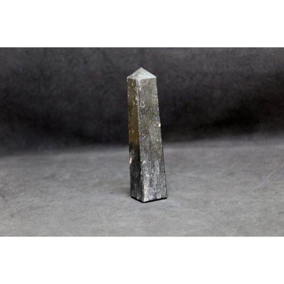 Jet New Energized Gemstone Tower Approx Length 3.5 to 4 Inch Approx Weight 80-120 Grams Stress Relief