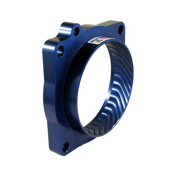 Jet Performance 62180 Throttle Body Spacer, Blue Anodized Aluminum Fits select: 2014-2016 RAM 1500, 2019 RAM 1500 CLASSIC TRADESMAN