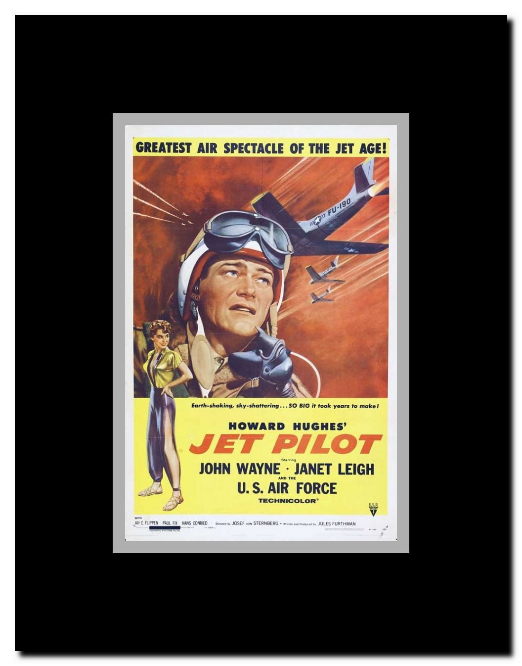 Jet Pilot Framed Movie Poster