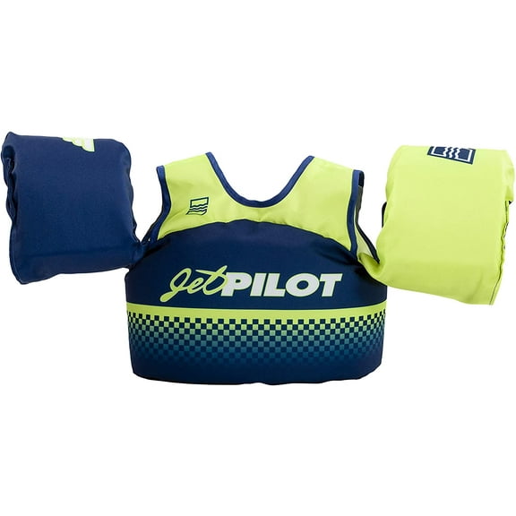 Jet Pilot Lil Wing Man Child Swim Vest, Children, Unisex, One Size, Navy Blue