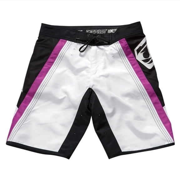 Jet Pilot Women's Rebound Ride Shorts Swim Suit Purple/White/Black Size 3