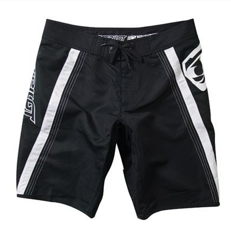 Jet Pilot Women s Rebound Ride Shorts Swim Suit Trunks Board Black White Size 3 Walmart