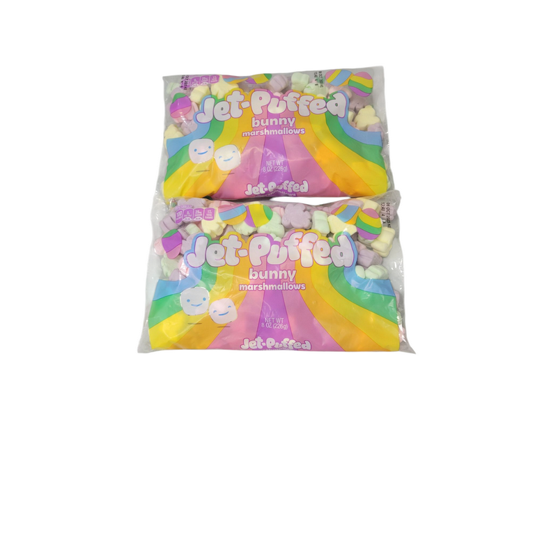 Jet-Puffed Bunny Marshmallows 8oz Bag 2 Pack - Walmart.com