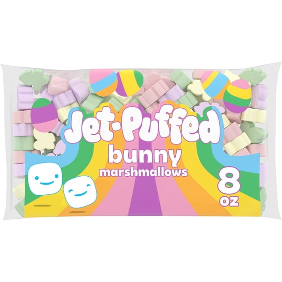 Jet-Puffed Bunny Shaped Marshmallows, 8 oz Bag