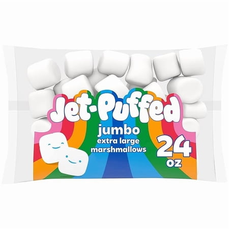 Jet-Puffed Jumbo Extra Large Marshmallows (1.5 lb Marshmallow Bag)