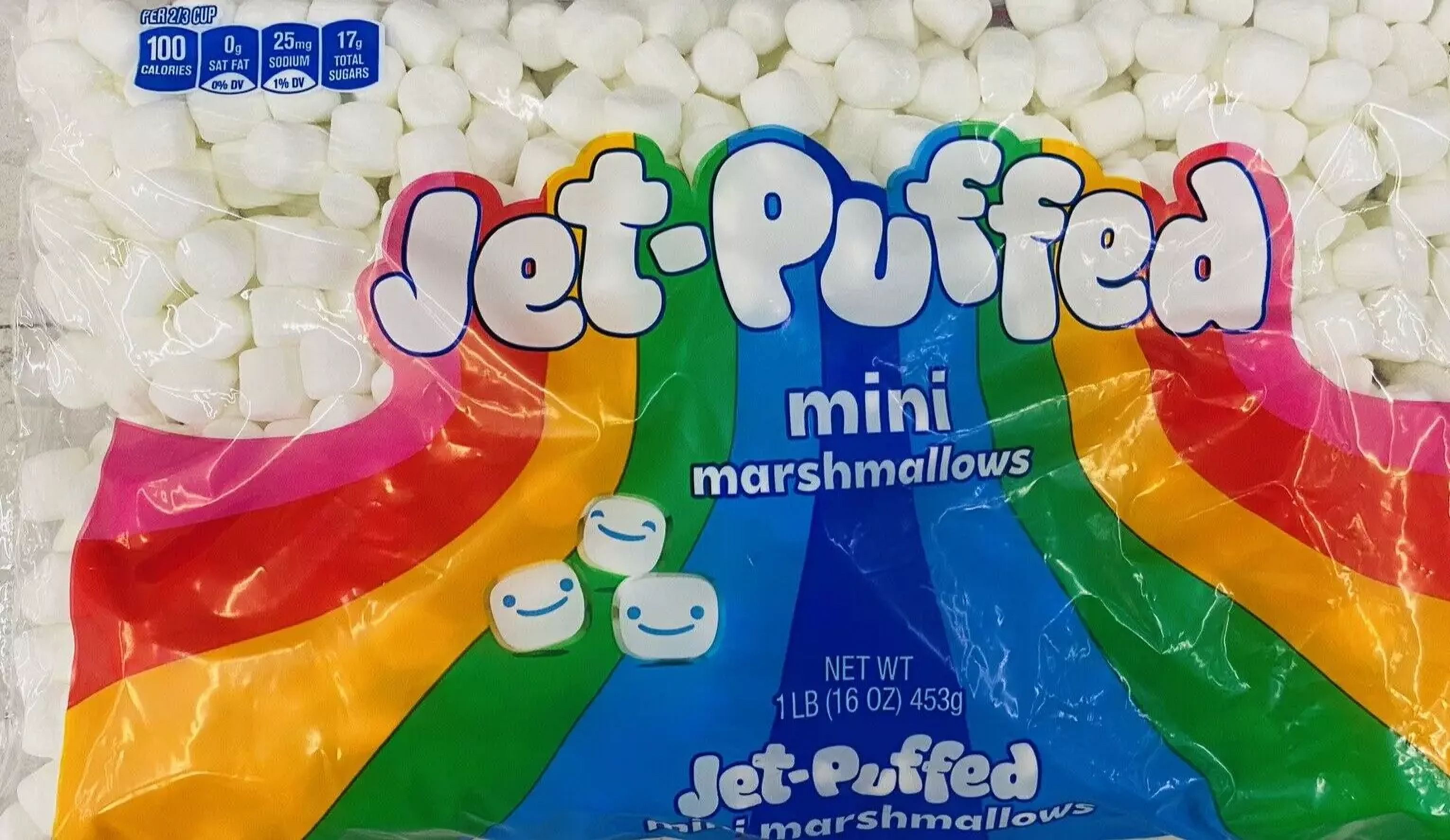 Jet Puffed KRAFT Jet-Puffed Mini Marshmallows 16 oz Bag - 1 Lb - FREE SHIP - NEW