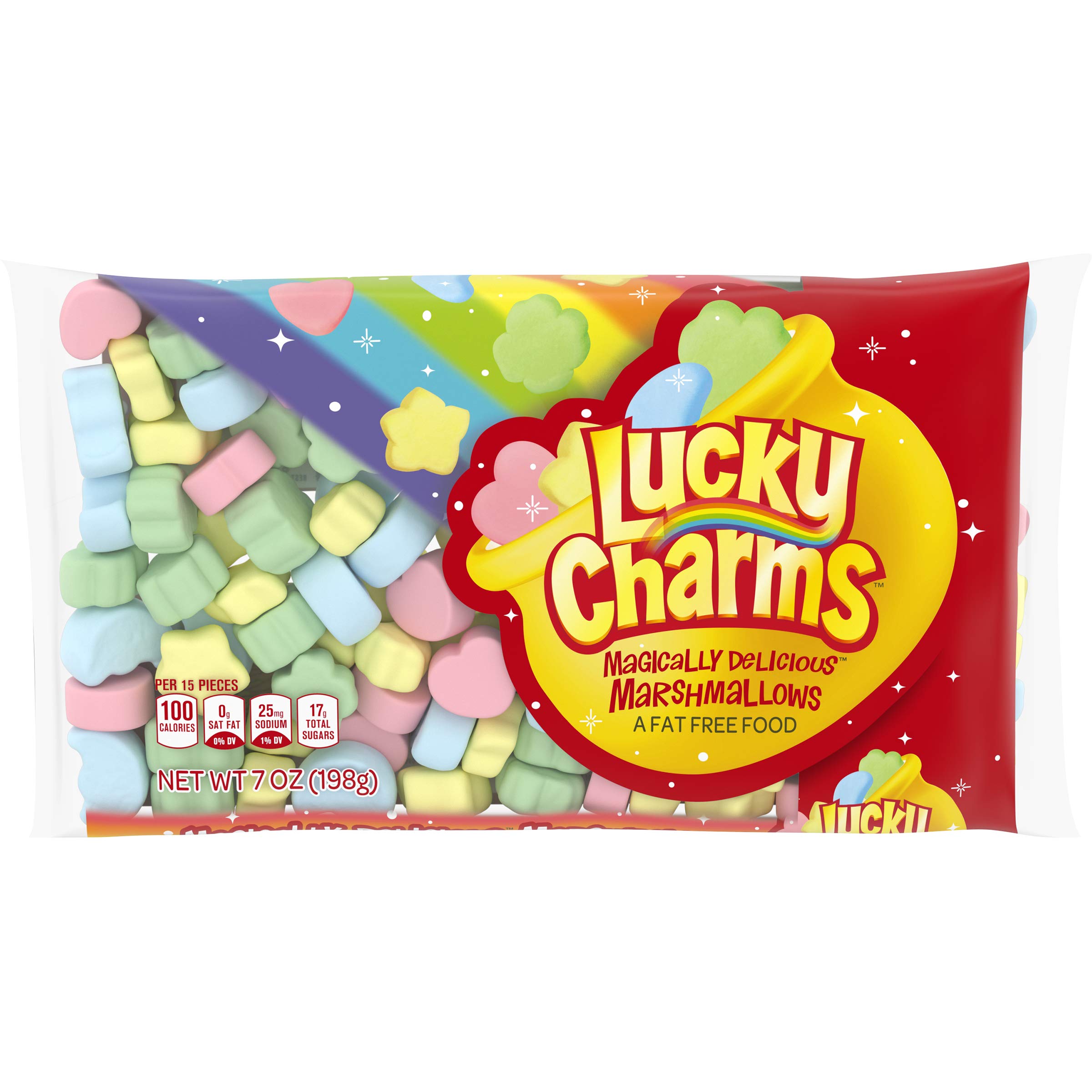 Jet-Puffed Lucky Charms Magically Delicious Marshmallows, 7 Oz Bag