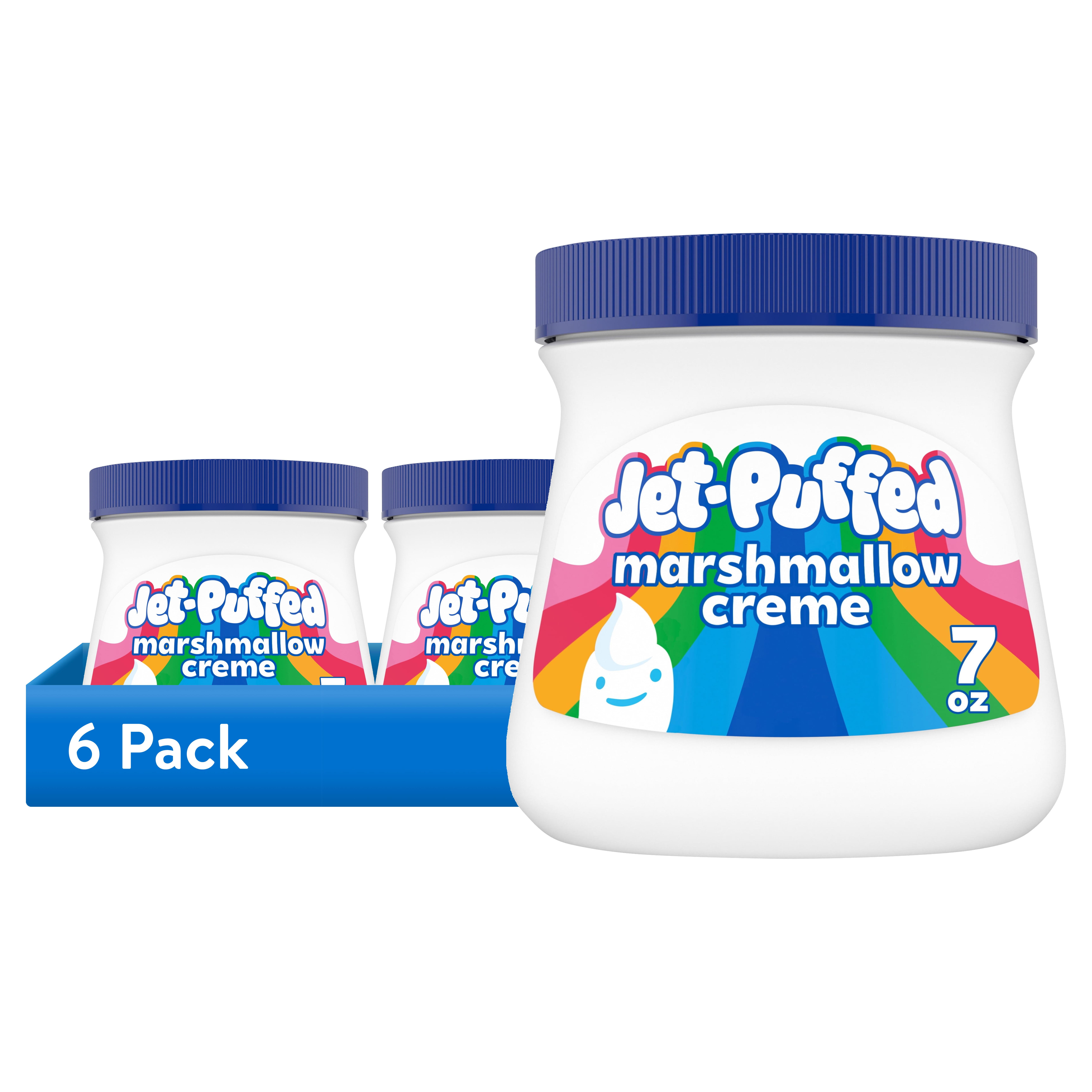 (6 pack) Jet-Puffed Marshmallow Creme, 7 oz Jar