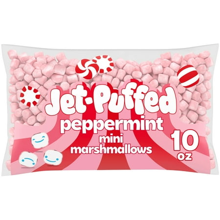 Jet-Puffed Peppermint Mini Marshmallows, 10 oz. Bag