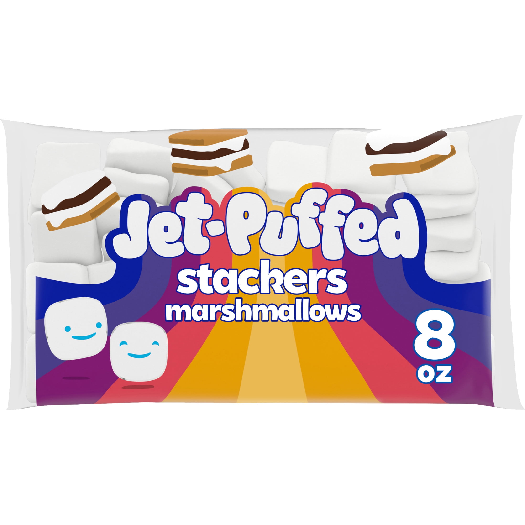 Jet-Puffed Stackers Marshmallows, 8 oz. Bag - Walmart.com