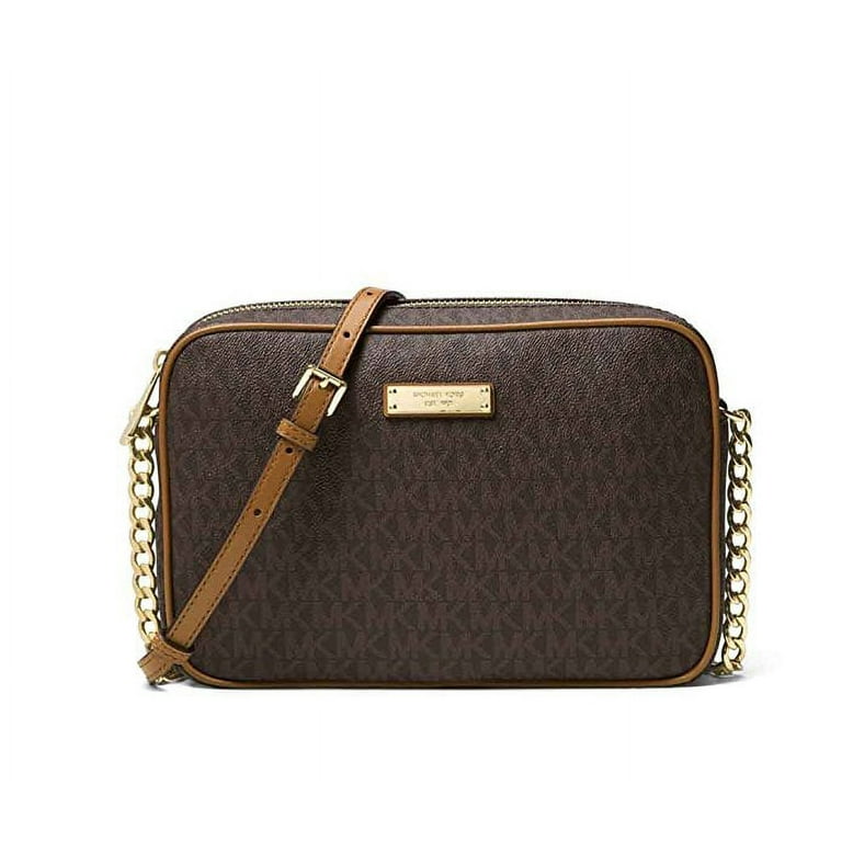 Free Shipping! Michael Kors Jet Set Medium Logo Crossbody Bag