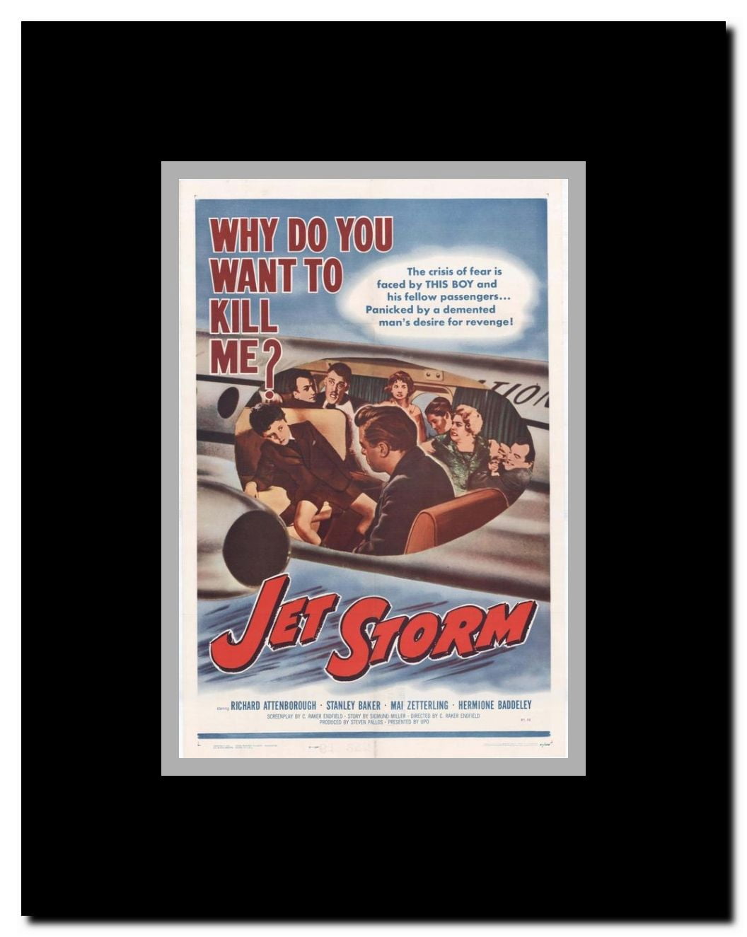 Jet Storm Framed Movie Poster
