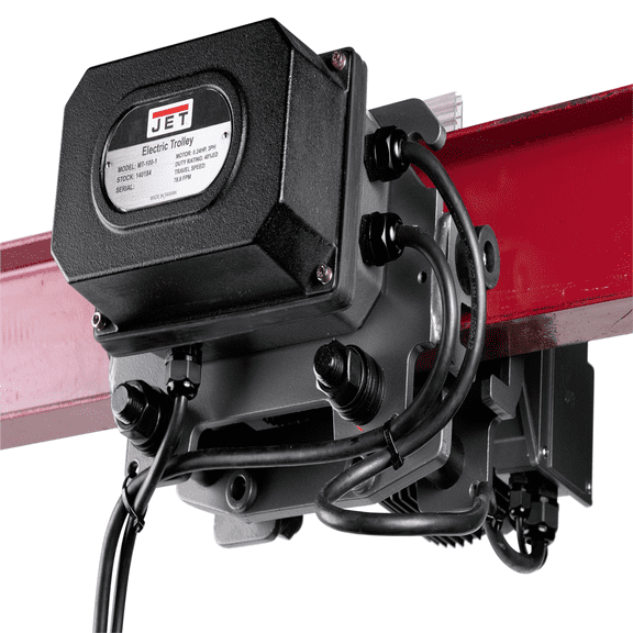 Jet Tools 5T Two Speed Electric Trolley 3-Phase 460V - MT500-4