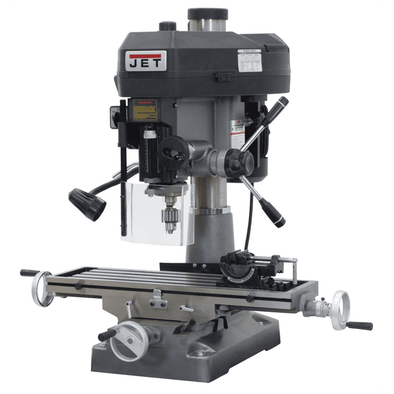Jet Tools JMD-18, R-8 TAPER MILL DRILL, 2HP, 1PH, 115/23