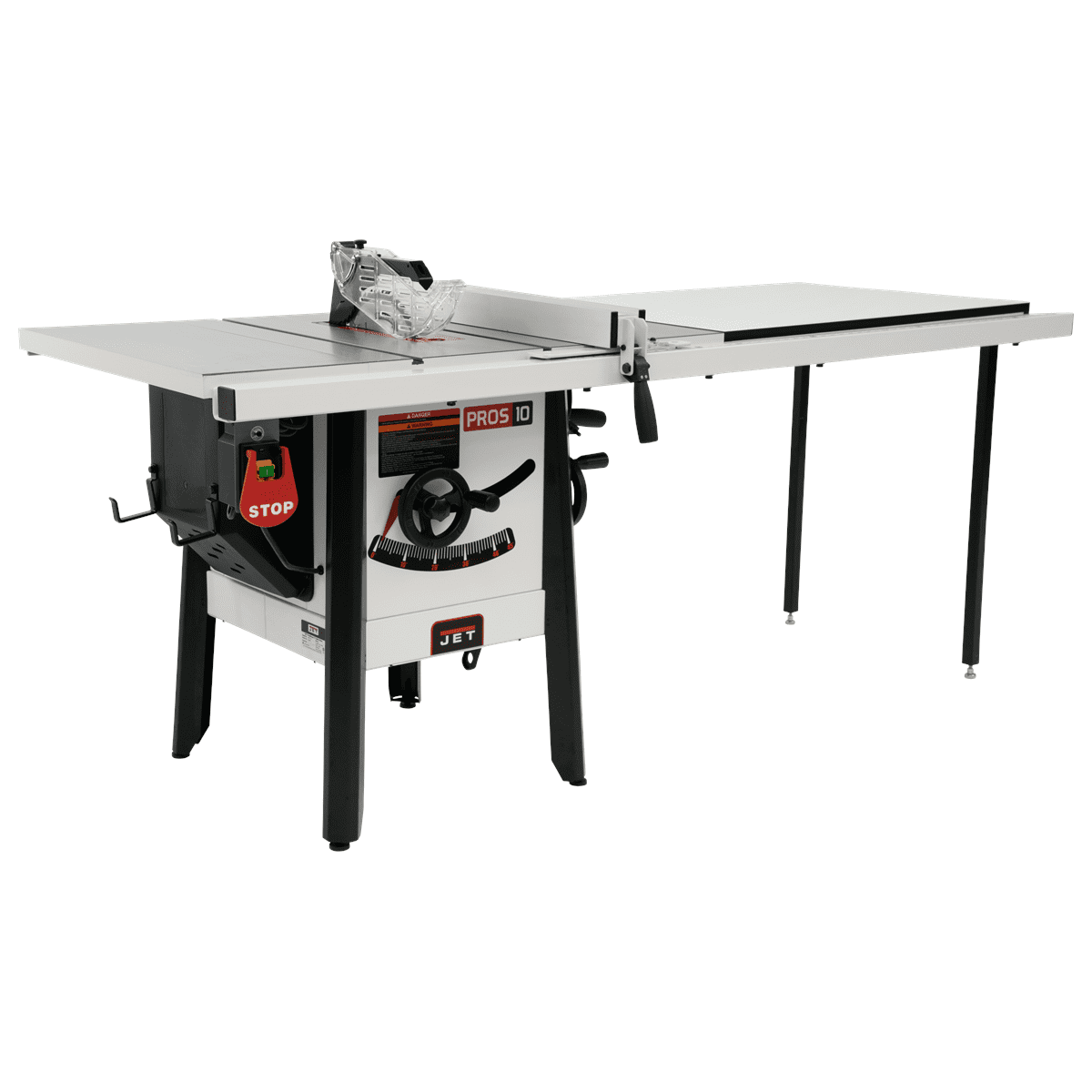 Jet Tools ProShop II Table Saw, 52" Rip, Cast Wings, 1.75 HP, 115V