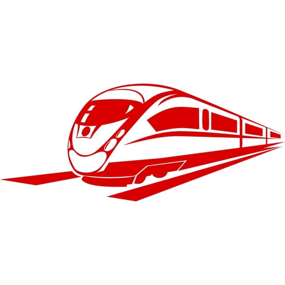 Jet Train Picture Art Kids Boys Bed Room - Peel & Stick Sticker - Vinyl Wall Decal Size : 12 Inches X 48 Inches