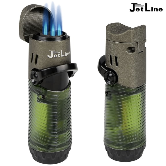 JetLine J-Jet Triple Flame Lighter- Green