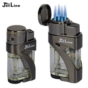 JetLine Phantom Quad Flame Lighter - Gunmetal