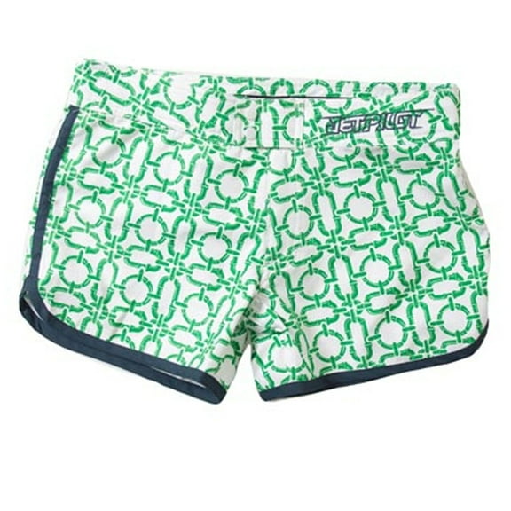 JetPilot New Women's Sizzle Shorts Green/White Ladies Watercraft Size 11
