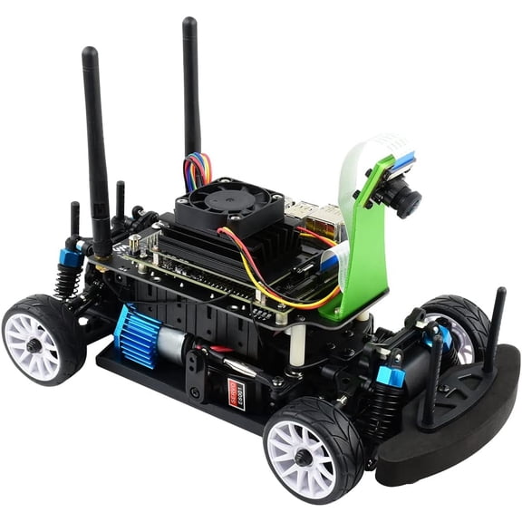 JetRacer Pro AI Kit, High Speed AI Racing Robot Powered by Jetson Nano, Include Jetson Nano Dev Kit 4GB (NOT Support Nano 2GB)