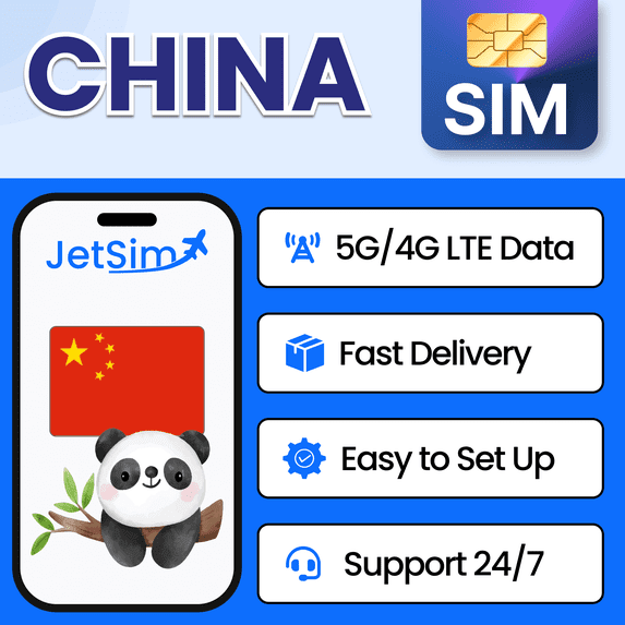 JetSim Bring Your Own Phone SIM Card Kit for China- Activation Required