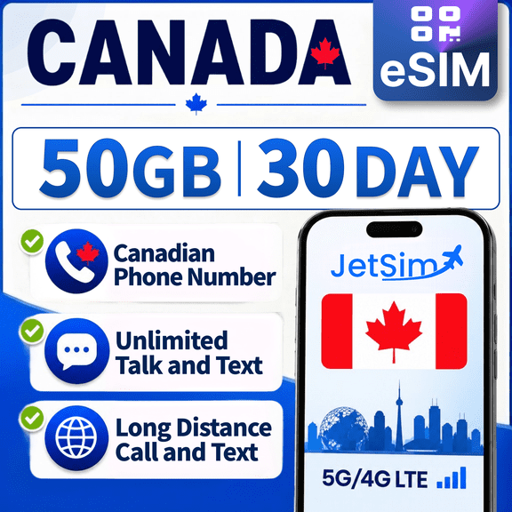 JetSim Bring Your Own Phone eSIM SIM Card Kit - Activation Required