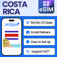 thumbnail image 1 of JetSim Bring Your Own Phone eSIM SIM Card Kit for Costa Rica- Activation Required, 1 of 6