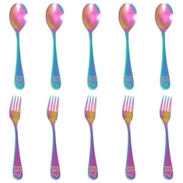 Munchkin Raise Toddler Fork & Spoon Set Pink BPA-Free