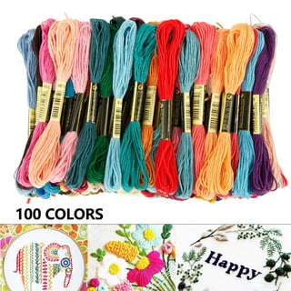 Txkrhwa 158PCS Embroidery Floss Set Cross Stitch Threads Kit with