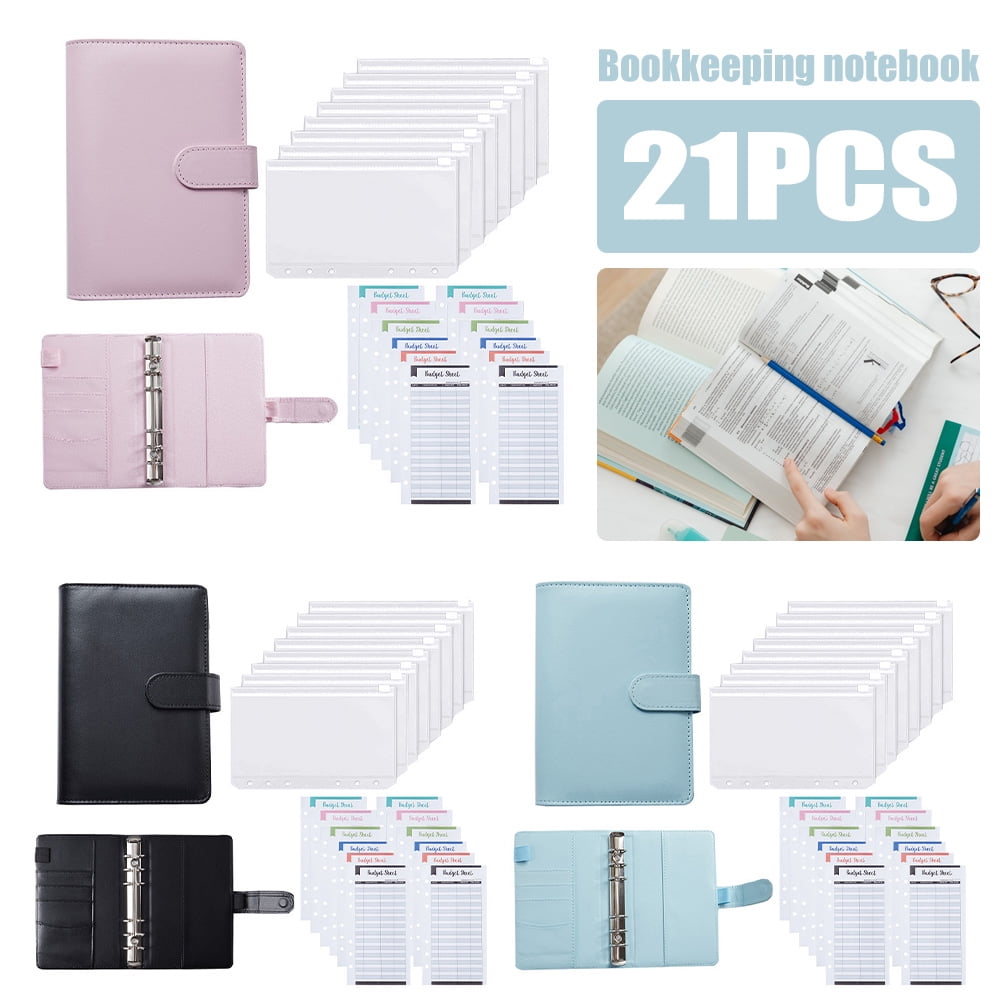 A6/A5/A7 PU Leather Budget Binder System And Zip Envelope, Pock,Sticker  Loose-Leaf Budget Binder Planner For Saving Money - AliExpress
