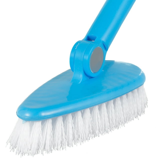 Jetcloudlive Floor Scrub Brush Push Broom with Long Handle and 180