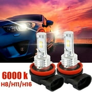 WILLSTAR Jetcloudlive H16 H11 H9 H8 Bright 6000K White 7000LM Headlight Bulb 40w LED Kit Low Beam