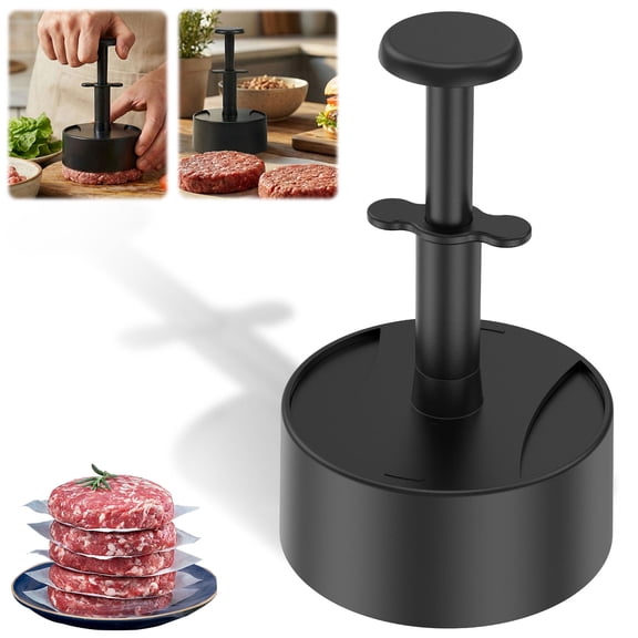 Jetcloudlive Hamburger Patty Press Mold Plastic Round Burger Maker Press Kitchen Hamburger Meat Making Mold for Home Kitchen