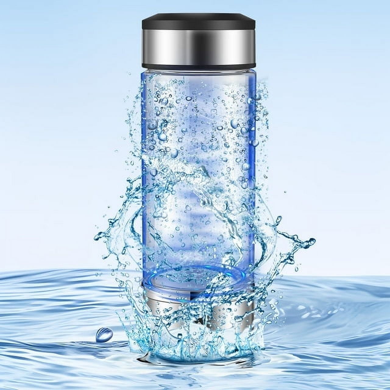 Jetcloudlive Hydrogen Water Bottle, 360ml Portable Plastic