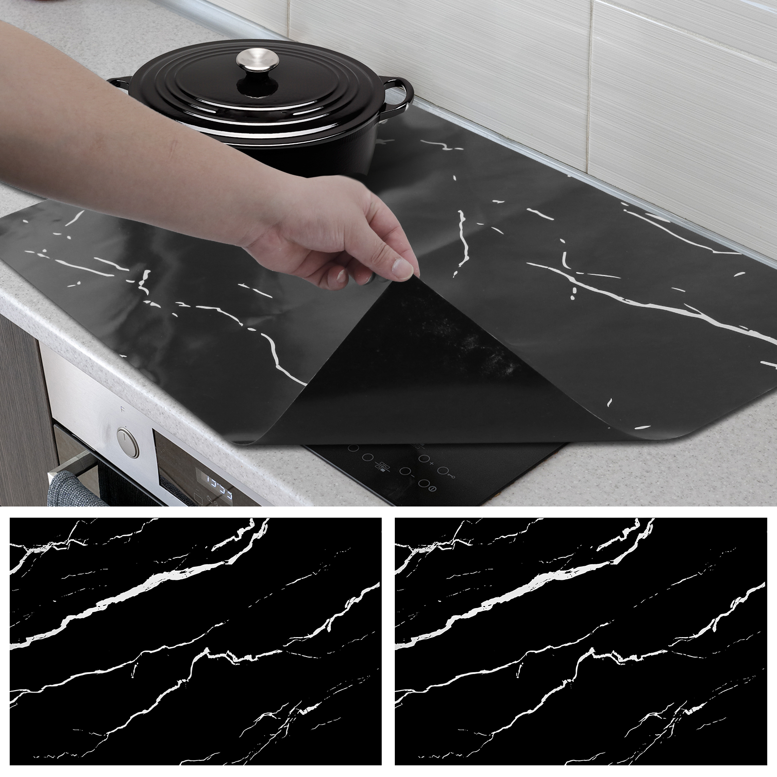 Jetcloudlive Induction Cooktop Mat Silicone Induction Cooker Covers ...
