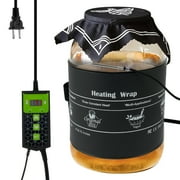 Jetcloudlive Kombucha Heating Wrap,Kombucha Jar Heat Wrap with Digital Temperature Control,Fermentation Heater Carboy Warmer Fits Most Fermenter Vessels 5.5 20.8in