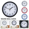 thumbnail image 1 of Jetcloudlive Living Room Silent Wall Clock 8 Inch Battery Operated Wall Clock for Living Room Home Bedroom Kitchen, 1 of 7