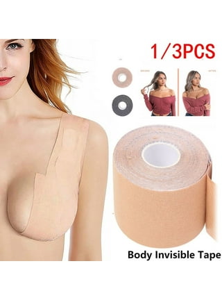 Double Sided Fashion Body Tape Clear Bra Strip Adhesive V-neck