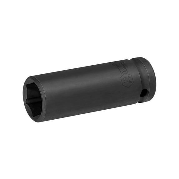 Jetech 1/2 Inch Drive 19mm Deep Impact Socket, Metric